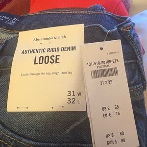 Abercrombie & Fitch Dark Blue Denim Jeans